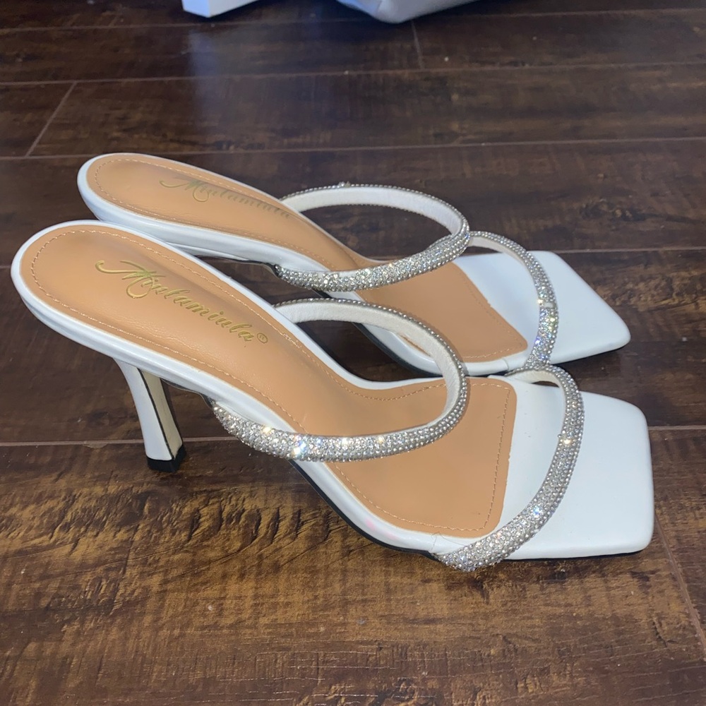 Sequin sandals